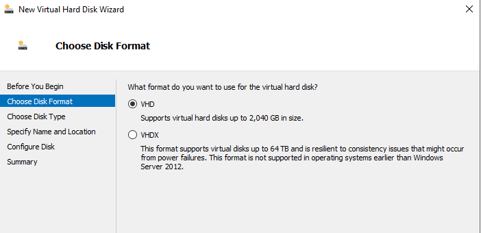 Hyper-V Attaching the drives